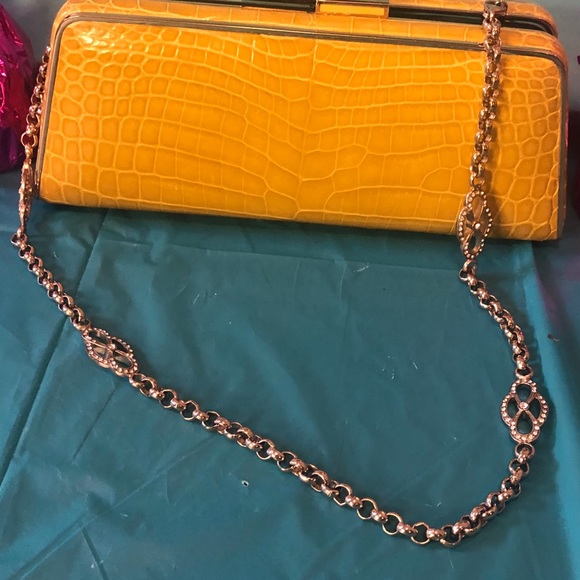 👑💯%AUTHENTIC👑Beautiful Tiffany REAL croc clutch - Picture 2 of 6